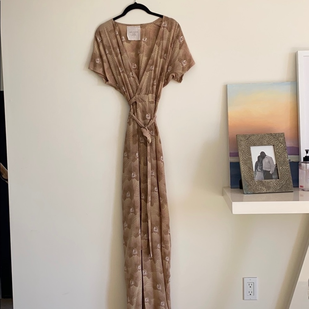 Acacia wrap dress